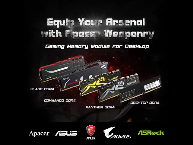 Apacer Leads The Game With Validated Memory Modules With Major Motherboard Manufacturers 2
