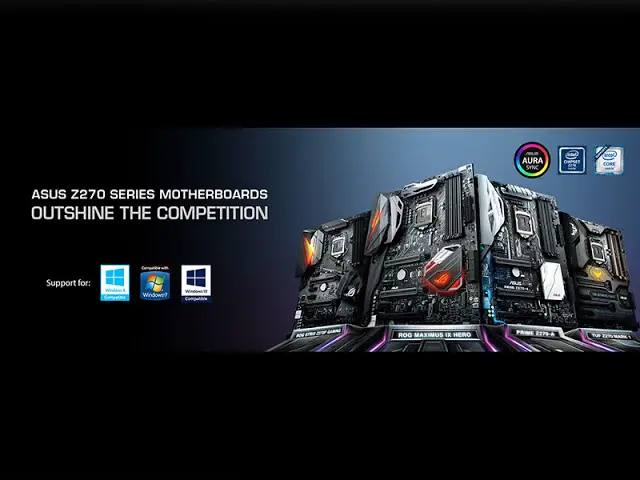 ASUS Announces Win7 and Win8.1 Support on the Z270 Series Motherboards Lineup 2