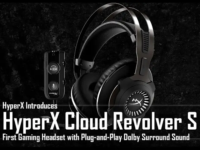 CES 2017: HyperX Introduces the HyperX Cloud Revolver S, First Gaming Headset with Plug-and-Play Dolby Surround Sound 2