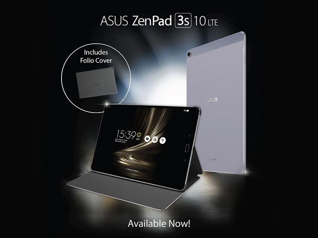 ASUS Announces ZenPad 3S 10 LTE - 5.8mm Thin, 9.7 inch QXGA 2K Resolution Screen and 7800mAh Battery 2