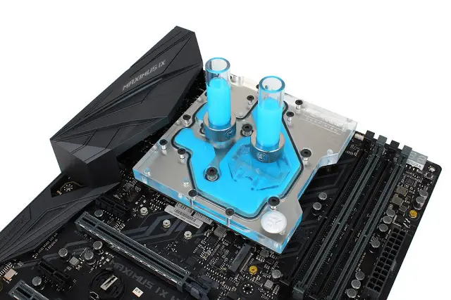 EK releases monoblock for ASUS® ROG Maximus IX Hero motherboard 10