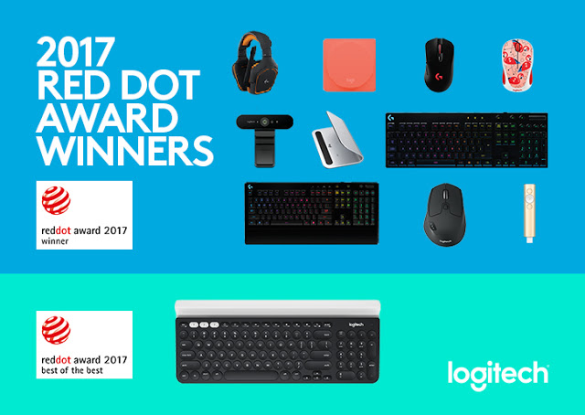 Logitech Wins 9 Red Dot 2017 Product Design Award 2