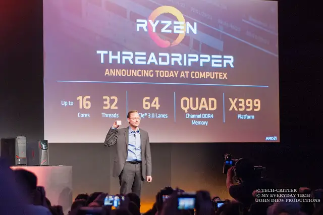 Computex 2017: AMD Demonstrates the Ryzen Threadripper & Radeon Vega 10