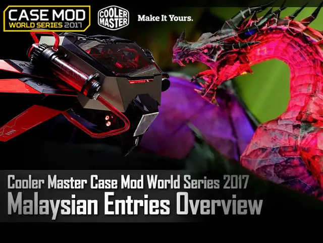 Cooler Master Case Mod World Series 2017 Malaysian Entries Overview 1