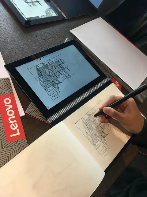 Lenovo Hosted Hands-On Workshop With KL SketchNation To Demonstrate Full Sketching Capabilities Of The Lenovo Yoga BOok 6