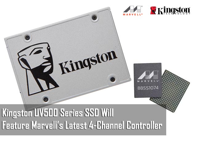 Kingston Upcoming UV500 Series SSD Will Feature Marvell's Latest 4-Channel Controller 2