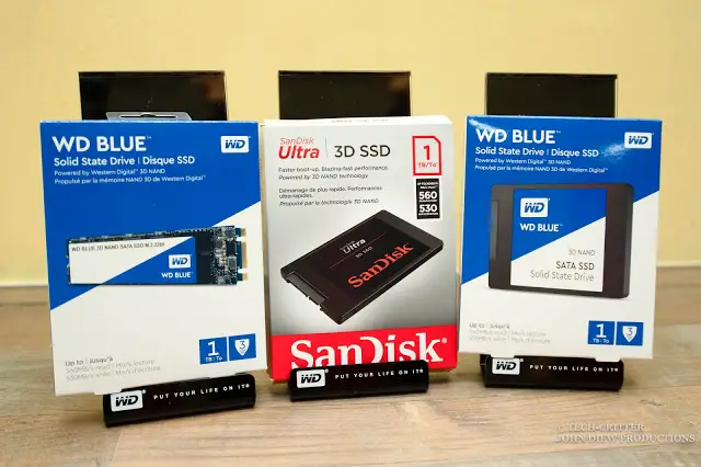 Western Digital announces the WD Blue 3D NAND SATA SSD and SanDisk Ultra 3D SSD 8