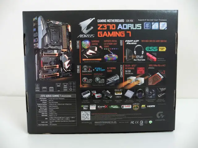 Gigabyte Z370 AORUS Gaming 7 Performance Review 4