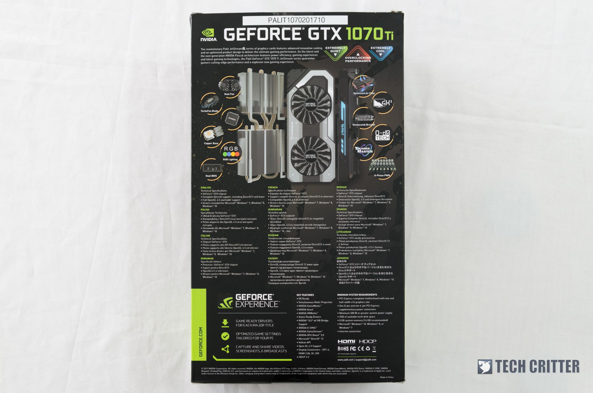 Review - Palit GeForce GTX 1070 Ti Super JetStream Edition