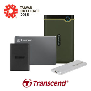 Transcend Taiwan Excellence Award 2018
