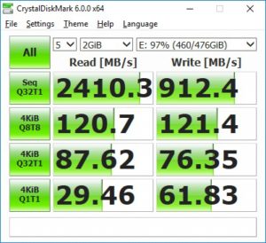 transcend mte850 crystal disk (90%)