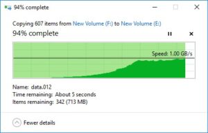 transcend mte850 write from pcie ssd