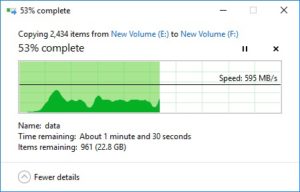 transcend mte850 write to pcie ssd