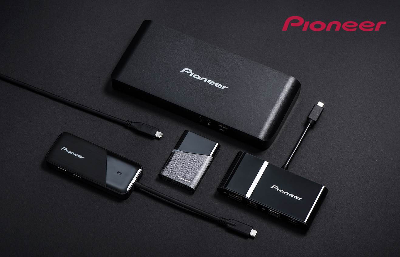 pioneer usb type-c docking station multiport adapter portable ssd