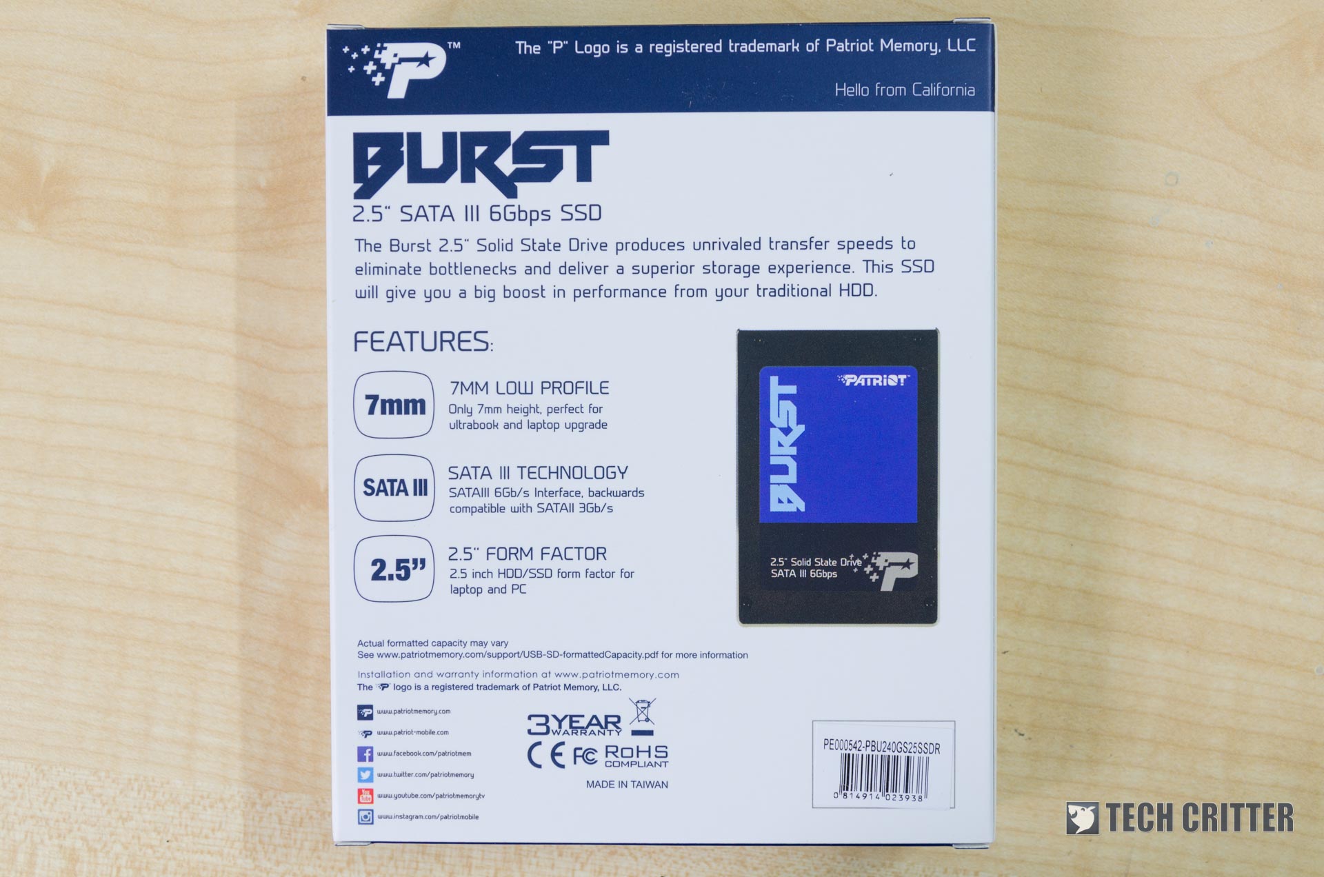 Patriot Burst SSD (2)