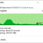 Pioneer P1 (APS-XS02) 240GB file transfer out