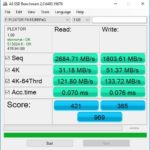 Plextor M9PeY AS SSD Benchmark (stock)