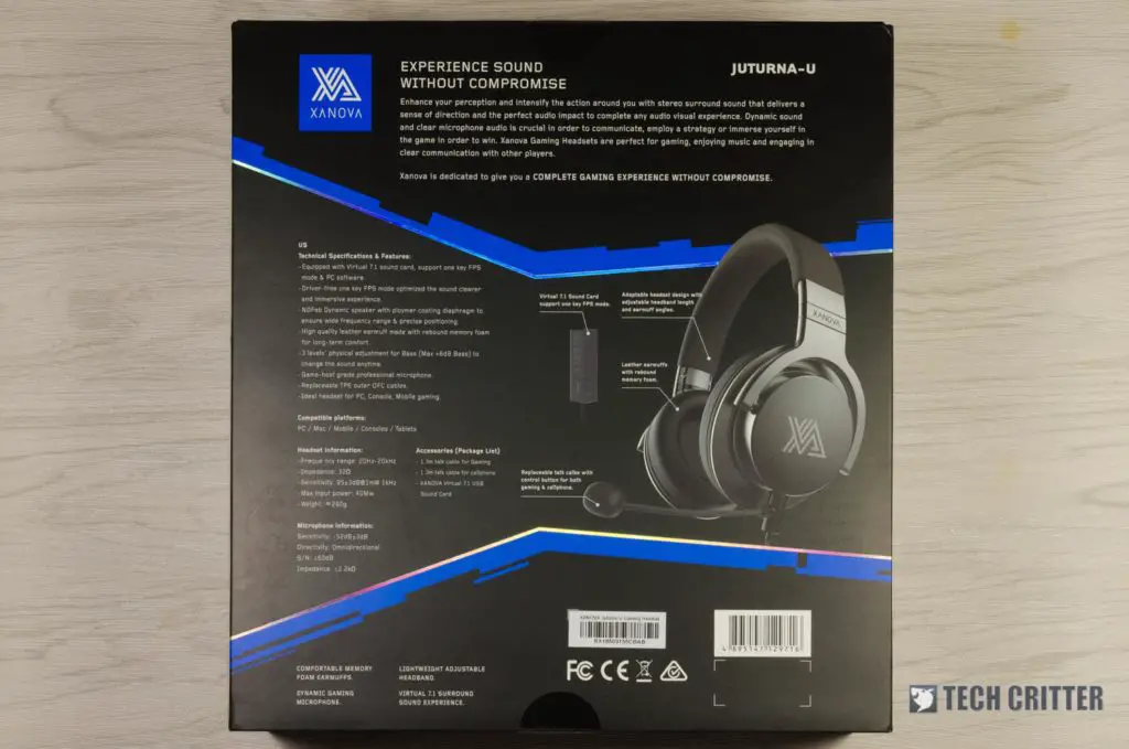 GALAX XANOVA Juturna-U Gaming Headset