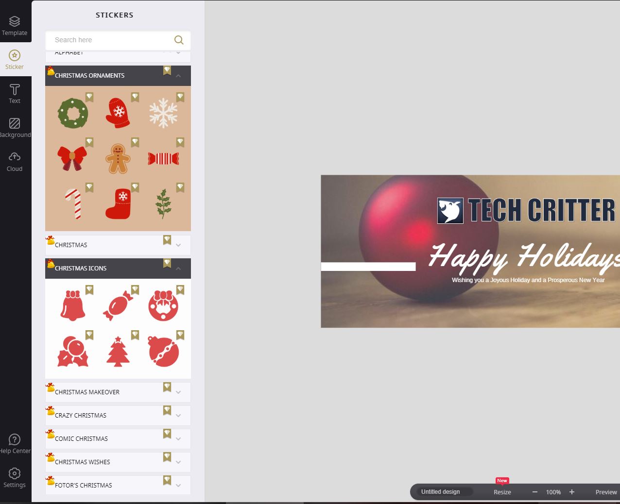 Make Impressive Christmas Social Media Graphics with Fotor 2