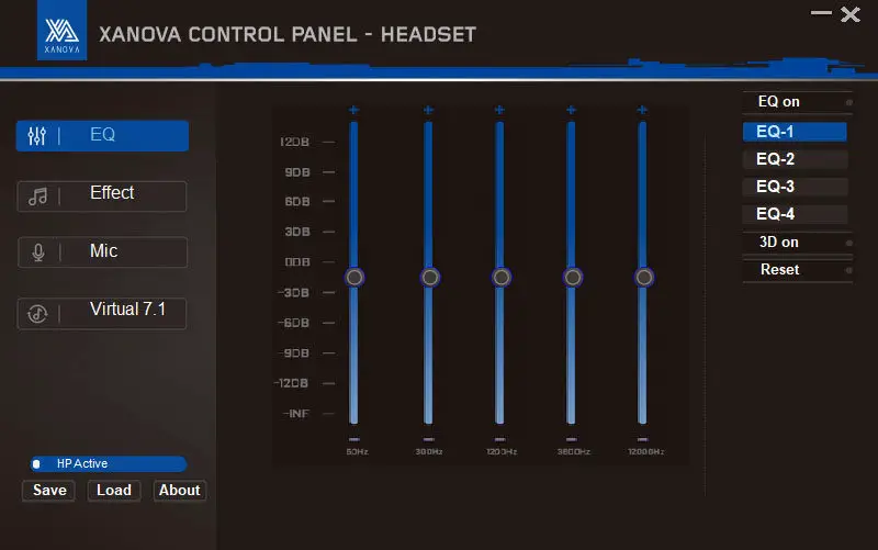 GALAX XANOVA Juturna-U control panel