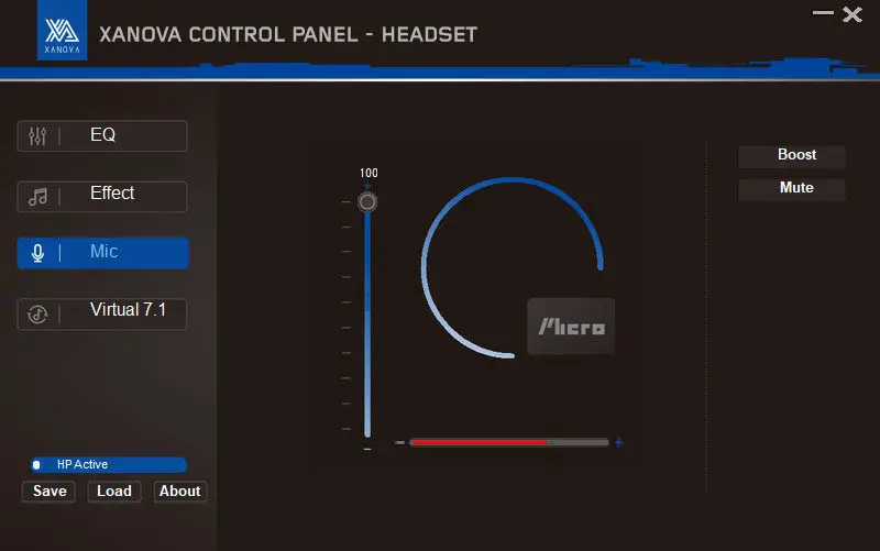 GALAX XANOVA Juturna-U control panel