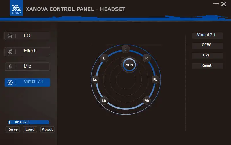 GALAX XANOVA Juturna-U control panel