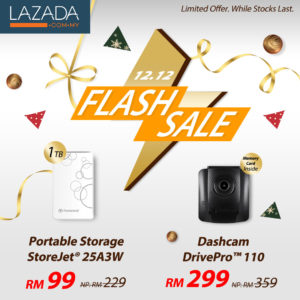 Transcend 12.12 Flash Sales Lazada 2018