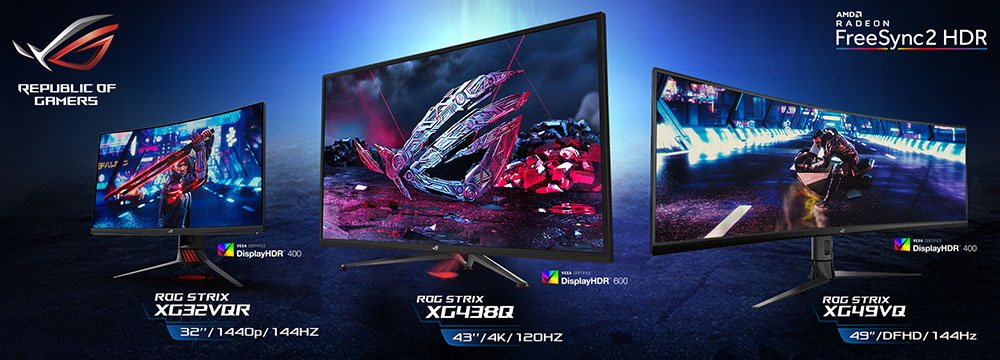 New ROG Strix XG HDR Gaming Monitor Lineup