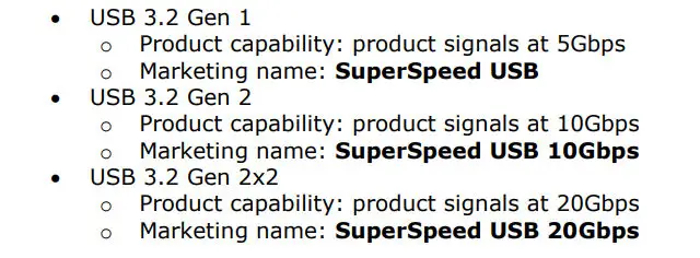 USB 3.2 absorbs USB 3.1 an USB 3.0 (4)