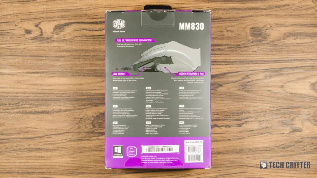 MM830, Cooler Master lance sa souris gaming MMO avec écran OLED - GinjFo