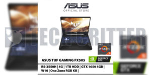 ASUS FX505 Ryzen 5 3550H + NVIDIA GeForce GTX 1650 leak