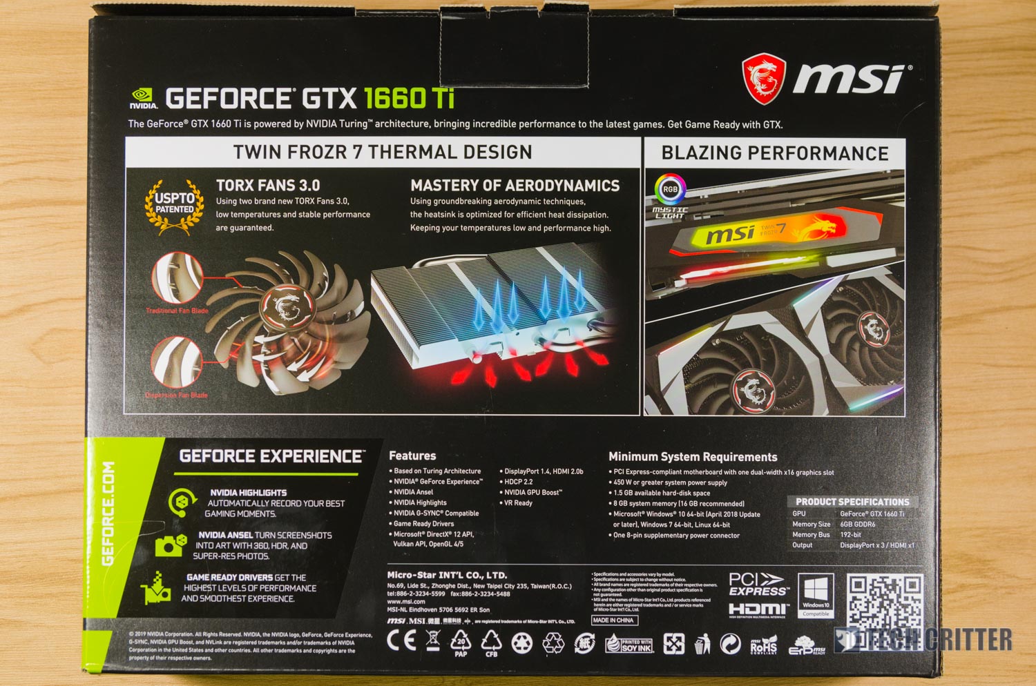 MSI GeForce GTX 1660 Ti Gaming X 6G (2)