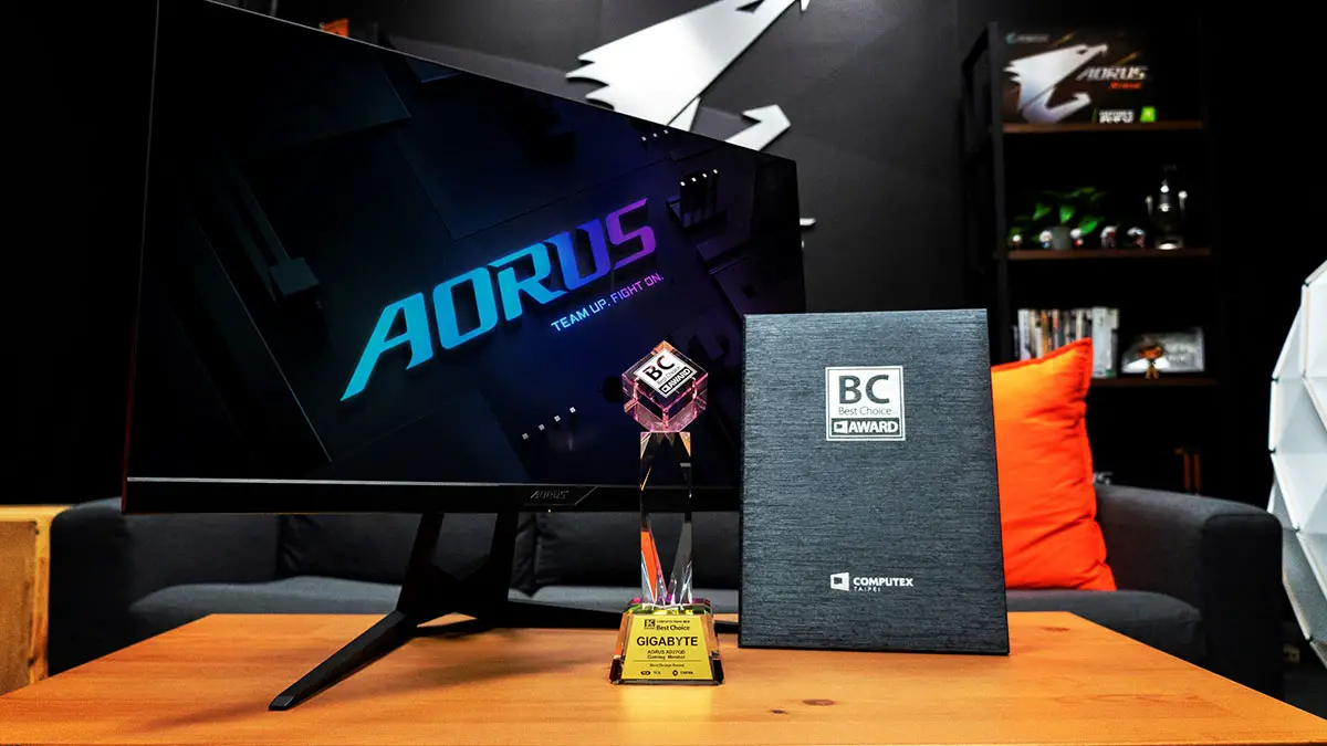 Gigabyte AORUS AD27QD Gaming Monitor Computex 2019 Best Choice Award