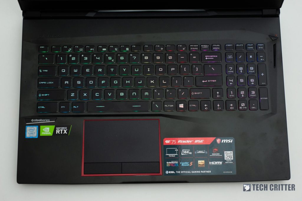 Review: MSI GE75 8SE Raider Gaming Laptop (i7-8750H, RTX 2060, 16GB, 128GB + 1TB) 6