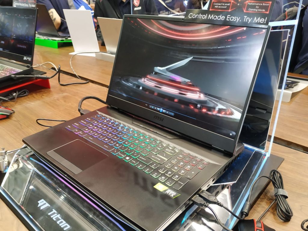 MSI Shows Off GT76 Titan and GE65 Raider 2