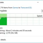 Transcend ESD250C copy from ssd