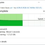 AORUS RGB AIC NVMe SSD Copy to SSD