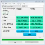 PhantomKnight II AS SSD Benchmark