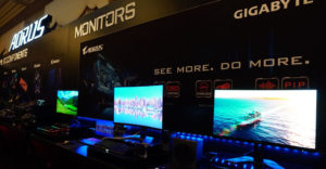 Gigabyte Gaming Monitors CES 2020