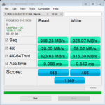 ASUS ROG Strix Arion AS SSD Benchmark 10GB