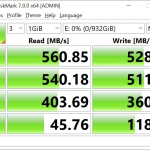 Crystaldiskmark Samsung 860 EVO 1GB (1)