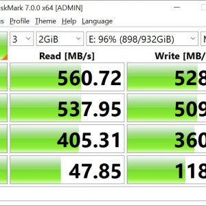 Crystaldiskmark Samsung 860 EVO 2GB (2)