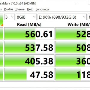 Crystaldiskmark Samsung 860 EVO 8GB (2)