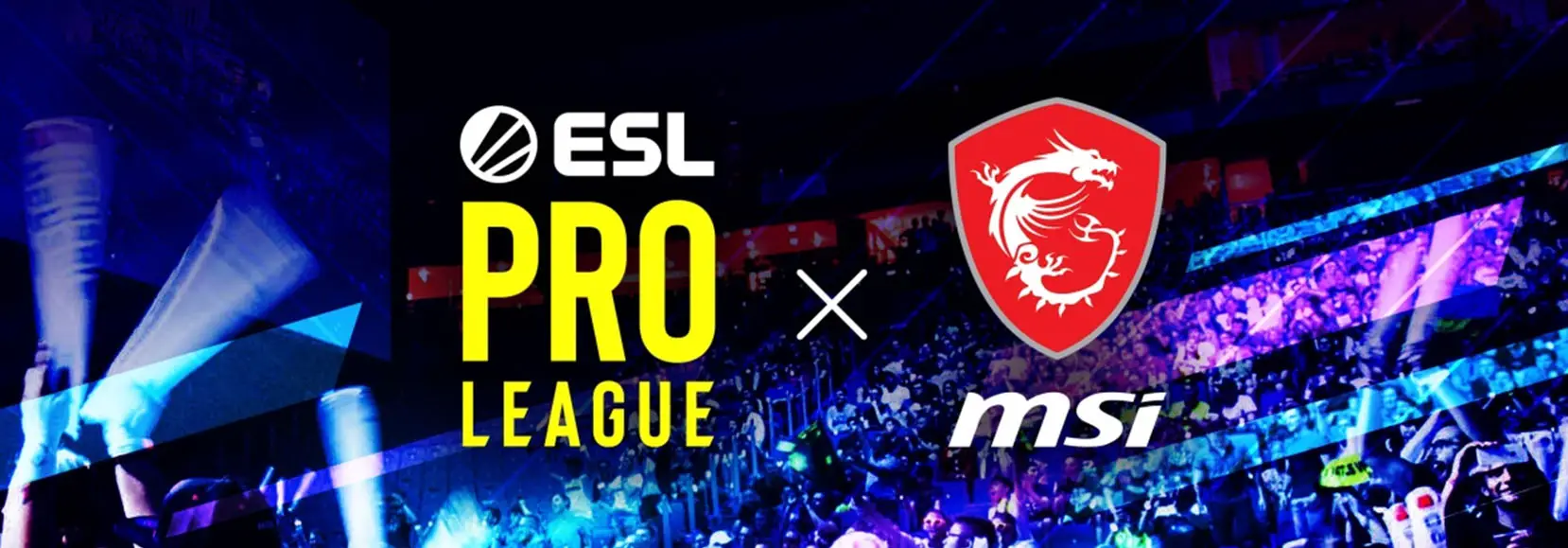 MSI Official Gaming Partner ESL Pro League Season 11 and 12