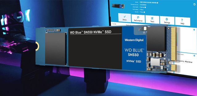 Western Digital WD Blue SN550 NVMe SSD Featured
