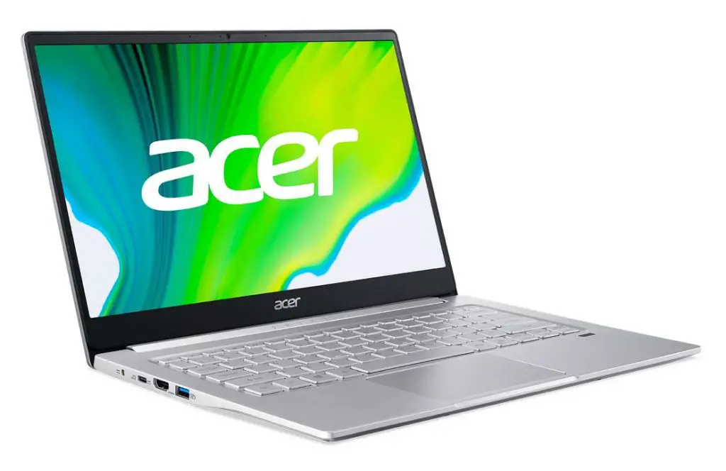 AMD Acer Swift 3 SF314 42 WP acer logo FP Backlit Silver 02