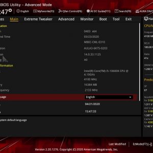 ASUS ROG MAXIMUS XII APEX BIOS 4