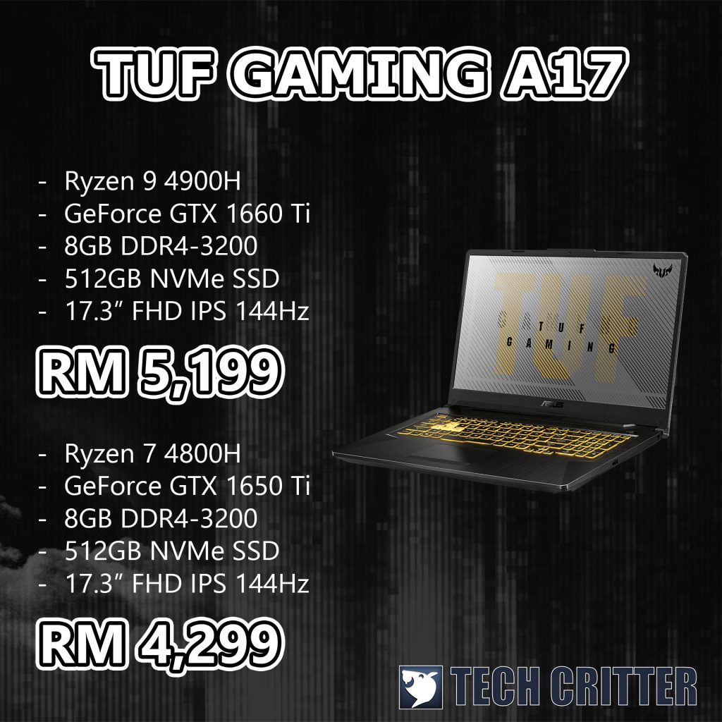 EXPORT TUF GAMING A17