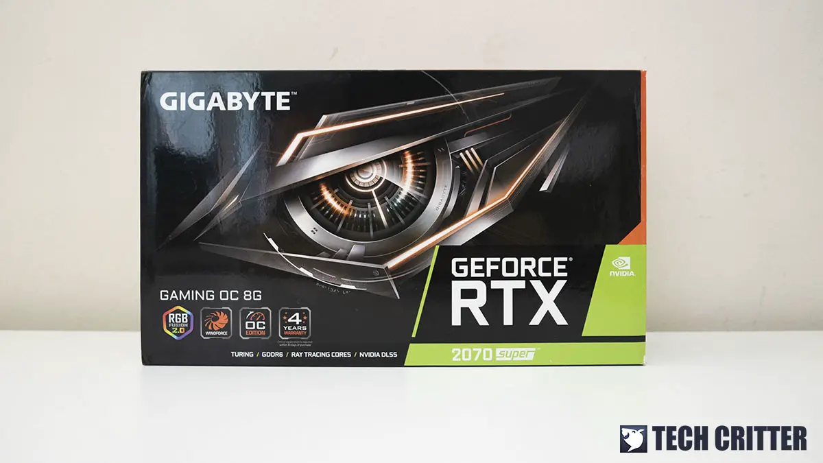 Gigabyte GeForce RTX 2070 SUPER Gaming OC 8G Review