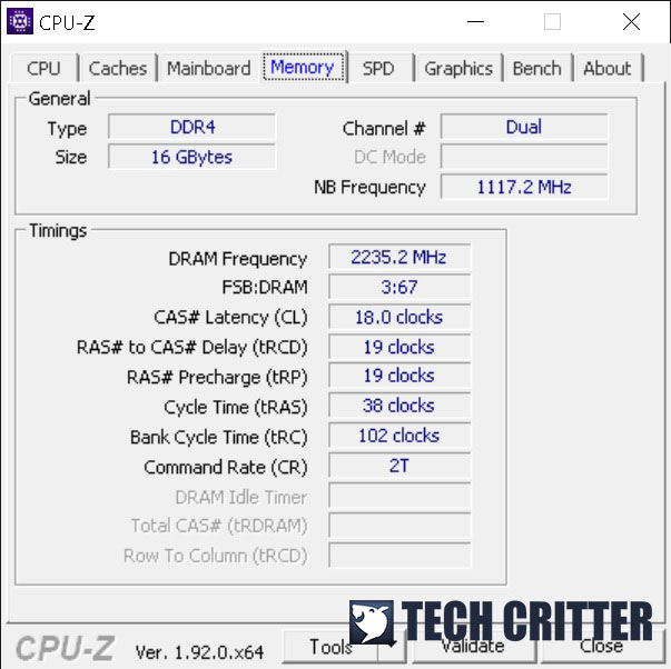 Ryzen 3 3100 DDR4 4466 CL18 2T